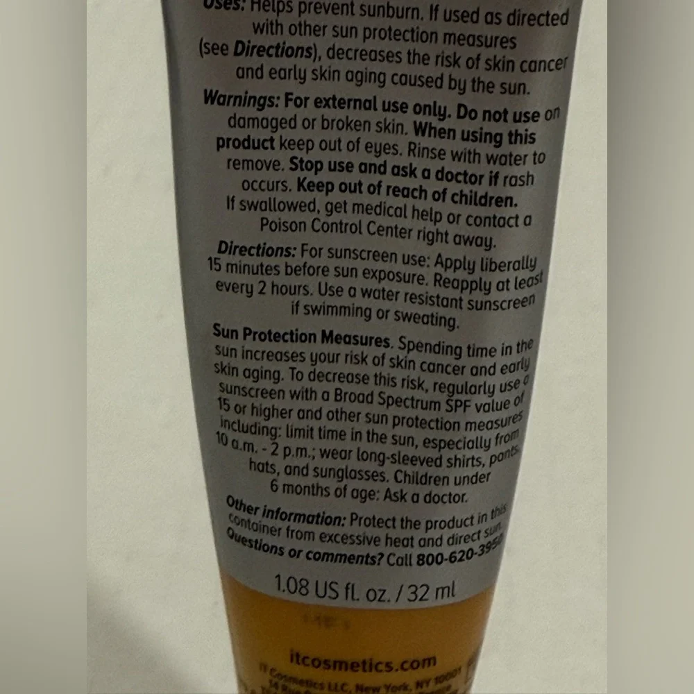 IT Cosmetics Your Skin But Better‎ CC+ Cream Full Coverage SPF 50+ Anti-Aging